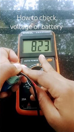 Dc voltage check #check #multmeter #technology