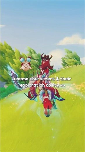 It's fun exploring with anemo characters🤍 #genshinimpact #genshin #chasca #wanderer #fyp