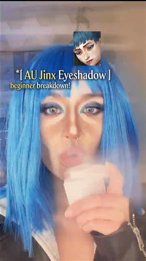 How to do ARCANE EYE MAKEUP as a Beginner | ARCANE JINX (ALTERNATE) Cosplay Makeup Tutorial