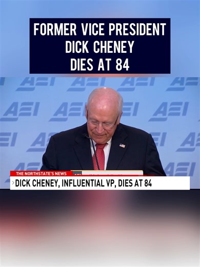 Former Vice President Dick Cheney has died at 84, according to his family. “His beloved wife of 61 years, Lynne, his daughters, Liz and Mary, and other family members were with him as he passed,” the family said. READ MORE: https://krcrtv.com/news/nation-world/former-vice-president-dick-cheney-dies-at-84-leaves-behind-a-legacy-of-public-service-george-w-bush-wyoming-chief-of-staff-republican-conservative | KRCR News Channel 7