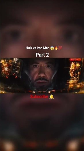Hulk vs iron Man fight ✨🤯💥😱 part 2 #marvel #avengers #ironman #mcu