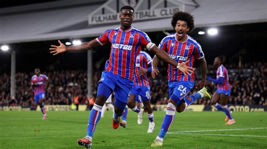 Fulham 1-2 Crystal Palace: Guehi's late winner sees Palace climb to fourth