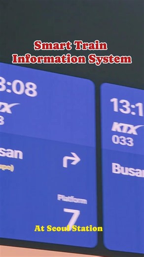 Seoul Station's Smart Train Information System