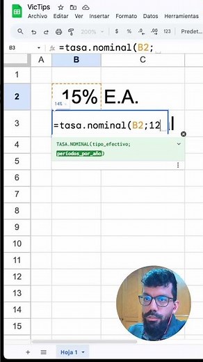Compound Interest | Annual Effective Rate at Monthly Rate with NOMINAL RATE in Excel 🚀
