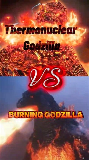 Thermo Godzilla vs burning Godzilla #monsterverse #heisie