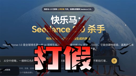 打假！HappvHorse最强音视频模型快乐马横空出世！开源了吗？怎么用？