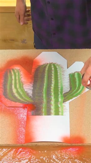 Crafting a fun cactus organizer from PVC materials