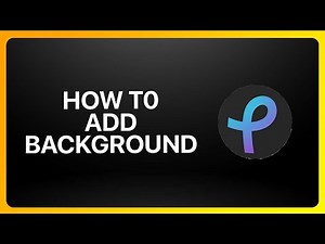 How To Add Background In Pixlr Tutorial