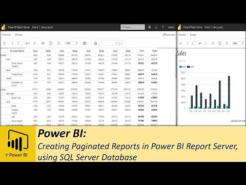 Power BI: Creating Paginated Reports in Power BI Report Server, using SQL Server Database