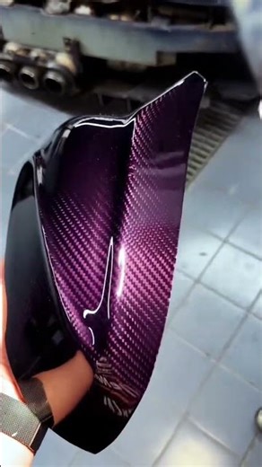 Carbon Fiber Car Parts Color Change Gradient Purple Stylish, Alluring, and Exuding a High end Feel