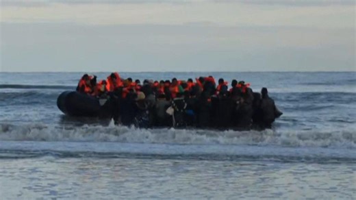 Watch: BBC crew captures moment migrants board small crowded boat to UK from France