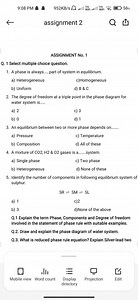 An equilibrium between two or more phase depends on.... | Filo