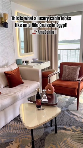 Inside My Suite on the AmaDahlia | Luxury Nile River Cruise #egypt #travel #rivercruise #roomtour