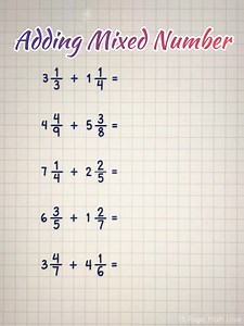 10K views · 56 reactions | Adding Mixed Numbers #maths #mathematics #basicmath | Math Love | Facebook