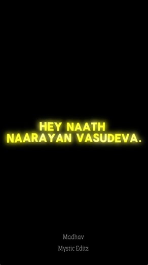 Shri Krishna Govind Hare MurariHey Naath Naarayan Vasudeva..Devki Nandan Tumko #radhakrishna #love