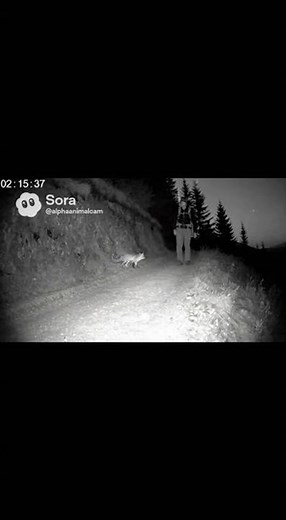 Wild Fox Encounter Caught on Camera! #fox #wildlife #encounter