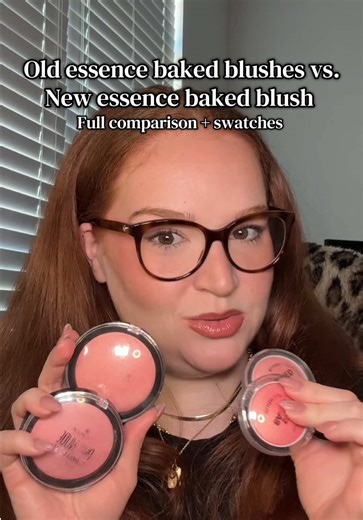 Comparing Essence Baked Blushes: Old vs New