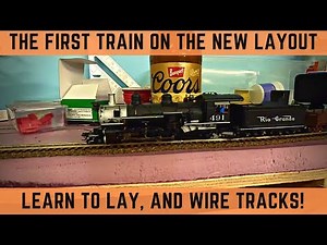 Model Railroad How-To, and the first train run on Leighton's Layout! [MR101:2]