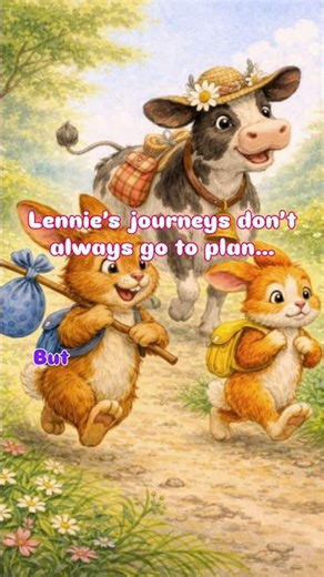 Lennie reads the map VERY wrong 🐰 #bedtimestories #childrensbooks #kids