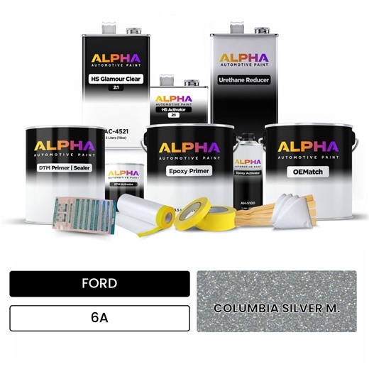 FORD COLUMBIA SILVER M. 6A | OEMatch Automotive Vehicle Panit Kit