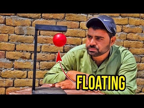 How is This Ball Floating? 🤯 DIY Magic Trick Revealed