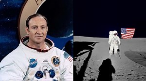 Astronaut who was the sixth man on the Moon claimed aliens had been preventing us from 'going to war'