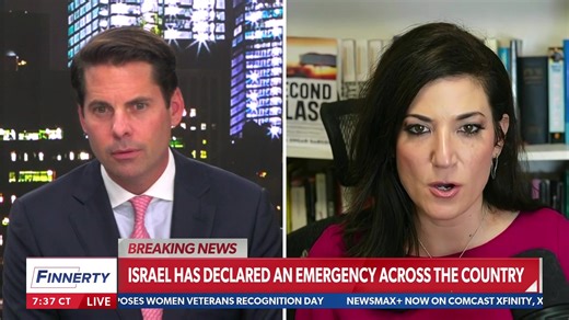806K views · 10K reactions | BREAKING: Israel has launched an air strike against Iran. Rob Finnerty and correspondent Zach Anders share the latest on whether nuclear sites and specific personnel were struck, and on the response Israel is expecting. | NEWSMAX | Facebook
