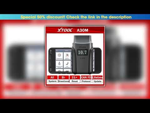 Exclusive XTOOL Anyscan A30M Car OBD2 Diagnostic Tool Bidirectional Scanner Wireless BT Tool for An