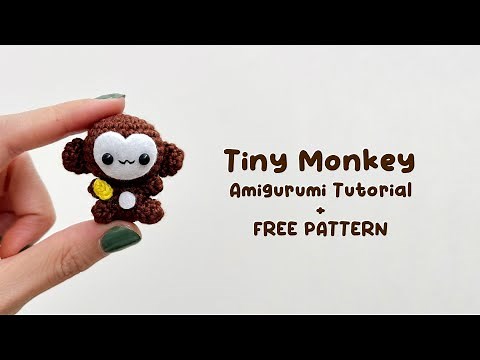Monkey Amigurumi Crochet Tutorial | Step by Step | FREE PATTERN