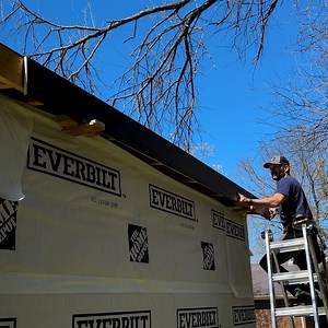 57K views · 231 reactions | Finally Put a Roof on my Wife's Shed! See how I put a roof on our shed project, and also sheathed and weatherproofed the sides! | Fix This Build That | Facebook