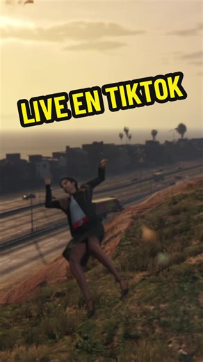 Jugando GTA V en TikTok con tu tía y el chat