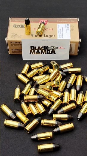 Fiocchi 9mm BLACK MAMBA