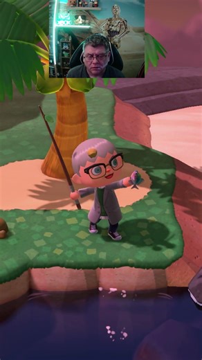 I Caught A Bitterling On Animal Crossing - #shorts