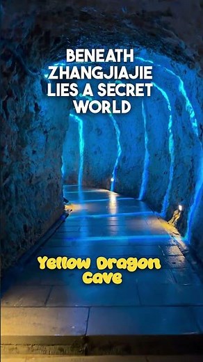 We Found Zhangjiajie’s Hidden Underground World | Yellow Dragon Cave Zhangjiajie #travel