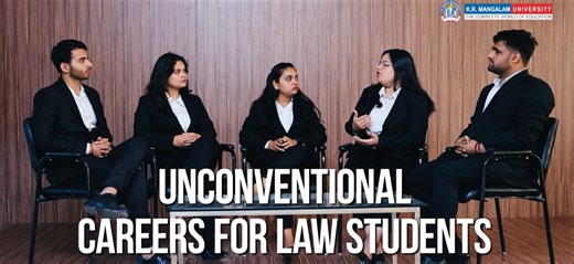 132 reactions | Why limit law students to just one career path as lawyers when they have a myriad of options to explore? Join us as we delve into the ambitions of the students at the School of Legal Studies, who are eager to pursue unconventional career paths beyond traditional law practice. #krmangalam #krmangalamuniversity #legalstudies #lawstudents #unconventionalcareers #bethebestyou #gurgaon | K.R. Mangalam University | Facebook