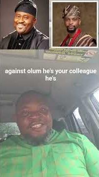 Hon Desmond Elliott is crying today, Olumide Oworu cried yesterday and Elliott felt it was right