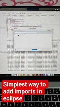 simplest way to add imports in eclipse #coding