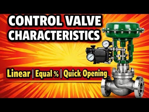 Characteristics of Control Valve, Control Valve Characteristics