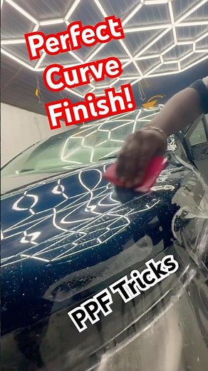 “PPF Curve Bubble Trick | Zero Bubble Finish!” #ppf #wrap