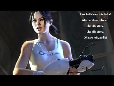 Portal 2 -Turret opera (cara mia) [English lyrics in description]