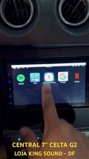 Central 7” Wireless Android Auto/CarPlay for Celta G2