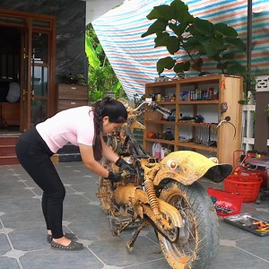 427K views · 8K reactions | Motorcycle The Process of Restoring a 45 Year Old Abandoned Motorbike | Mohammadiqbal | Facebook