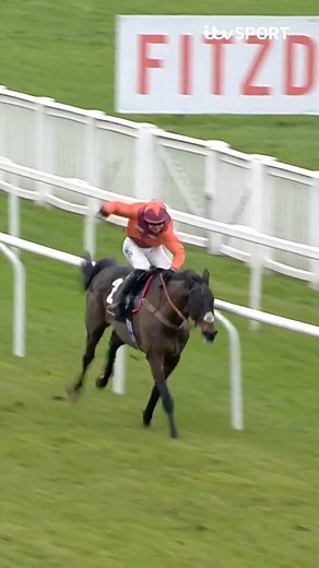 ITV Racing on Instagram: "A big win here for Bryan Carver and Harry Fry! Gidleigh Park wins the Fitzdares Lightning Novices' Chase "