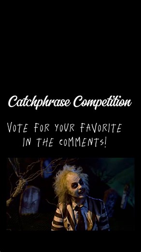 11 reactions |  It’s Showtime… or is it? We asked our Beetlejuice Jr. cast to give us their best catchphrase—now it’s YOUR turn to pick a winner! ️Watch the reel, vote in the comments, and don’t miss the chaos LIVE this weekend!️ #BeetlejuiceJr #WacoCivicTheatre #CatchphraseContest #SayItThreeTimes | Waco Civic Theatre | Facebook