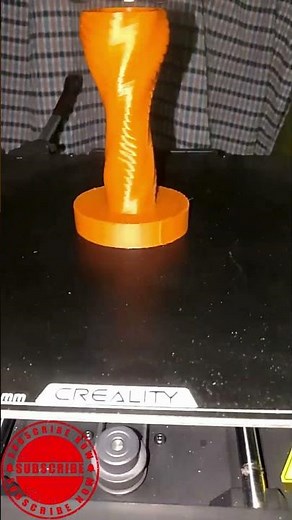 Vase 3d printing video crealty ender 3 v3 ke 3d printer #crealty #3dprinting