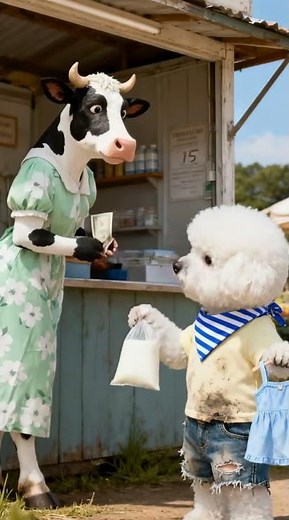 The little dog saved the lovely girl's life and was gratefully rewarded.