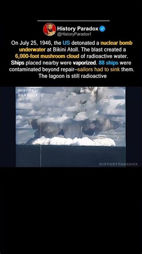 The Underwater Nuke That Poisoned an Ocean Forever #shorts