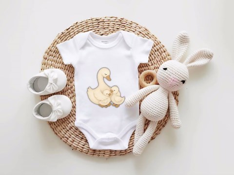 Duck Baby Shower Thank You Card Printable, Little Duck Baby Shower Thank You Template, Momma Duck Baby Shower Card - Etsy