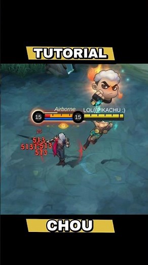 Chou Tutorial Build And Combos ~ MLBB #chou #shorts