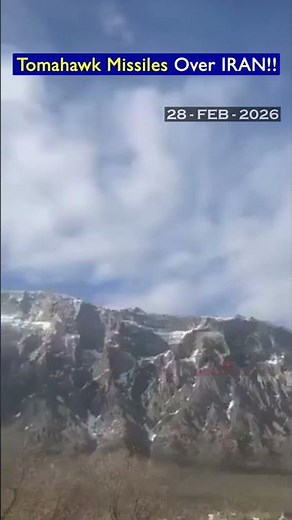 U.S. Tomahawk Cruise Missiles Spotted flying Over Tehran!!